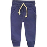 Crewneck Terry Jogger Pant Sweatsuit Set, Indigo