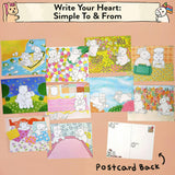 To My Friends Postcard Art Kit