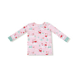 Golfing Mrs. Claus and Elves - Long Sleeve Loungewear Set