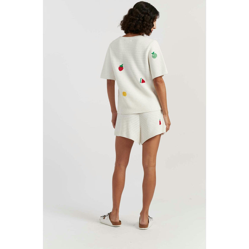 Cotton Snoopy Crochet Tee