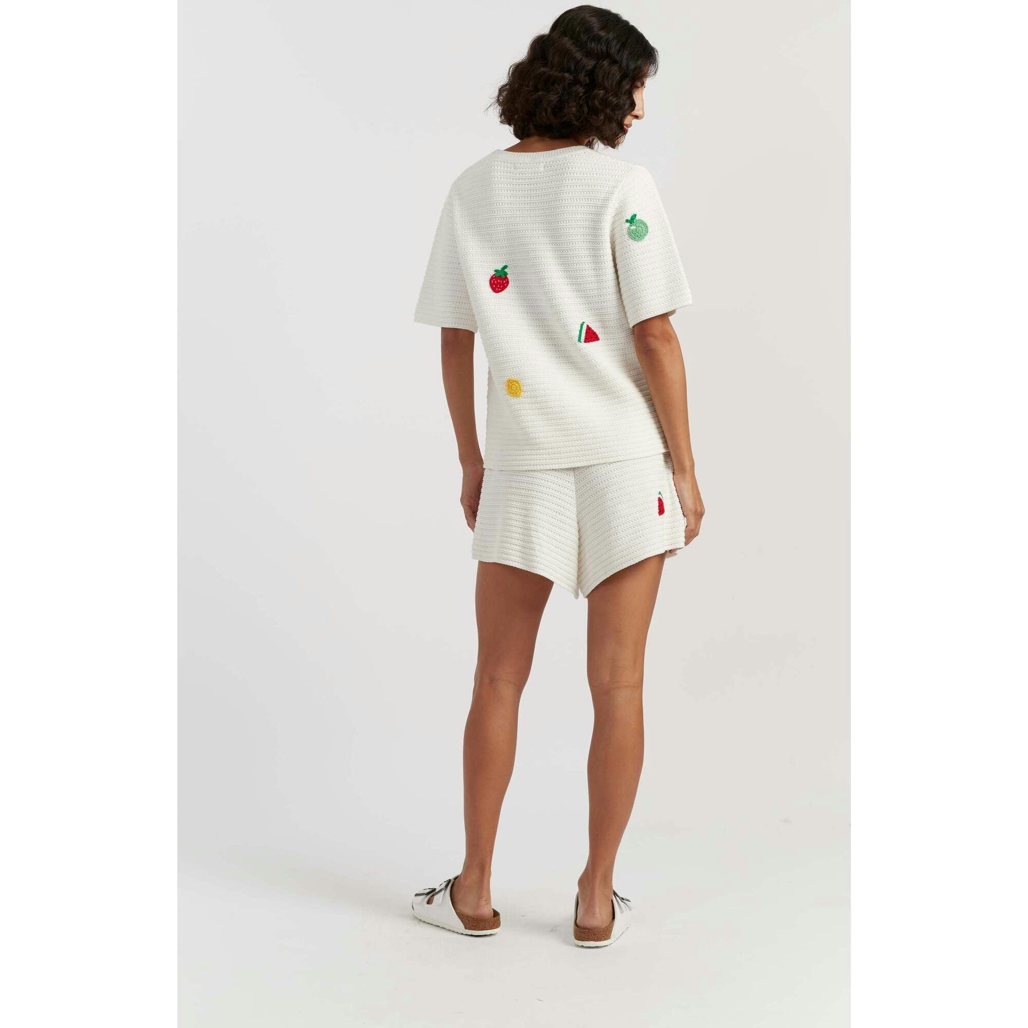 Cotton Snoopy Crochet Tee