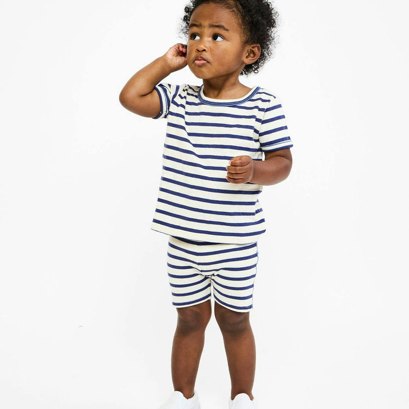 Harley Short, Navy Stripe