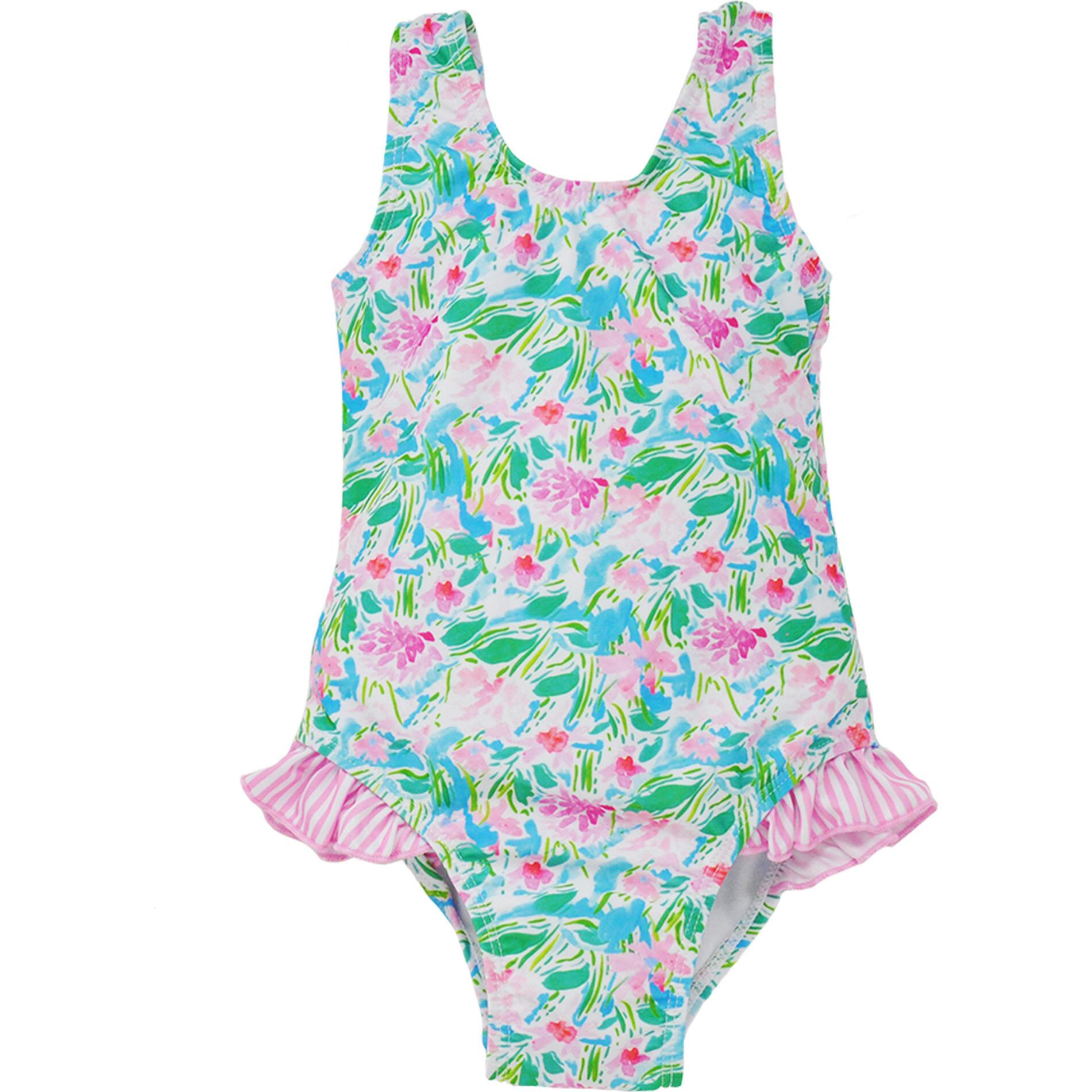 UPF 50+ Delaney Hip Ruffle Swimsuit