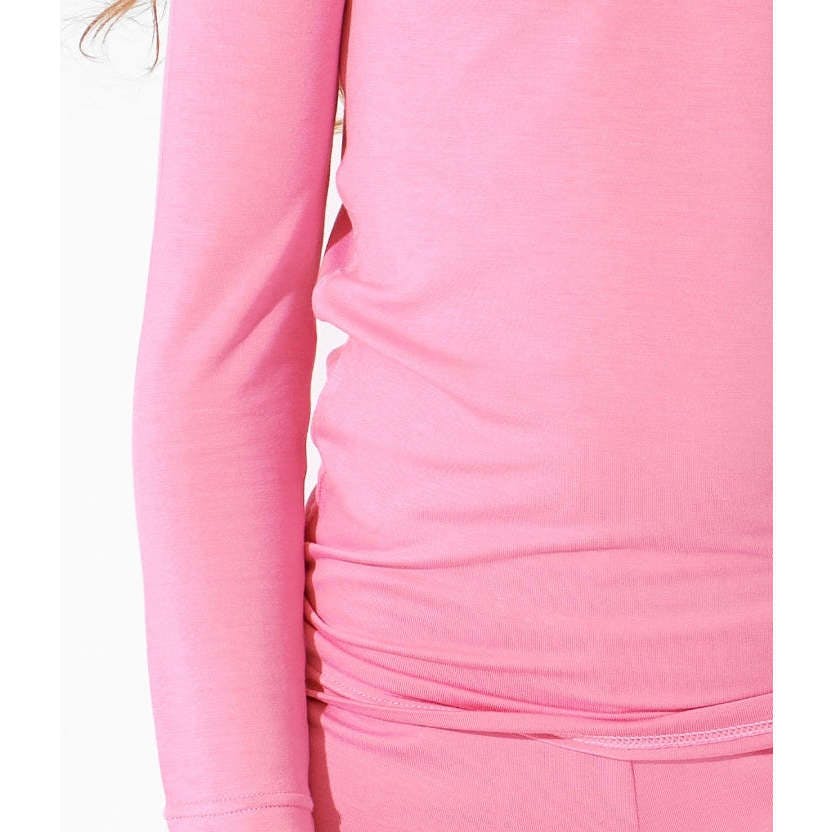 Bubblegum Pink Bamboo Kids Pajamas