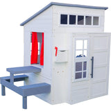 Modern Outdoor Playhouse White