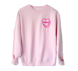 Women's Luv Letters Mama Sweatshirt, Pink