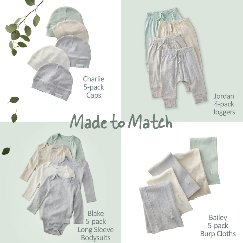 BLAKE 5-Pack Long Sleeve Bodysuit