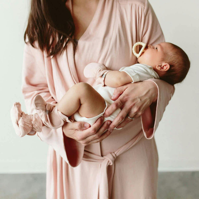 PREEMIE STAY ON MITTS | ROSE