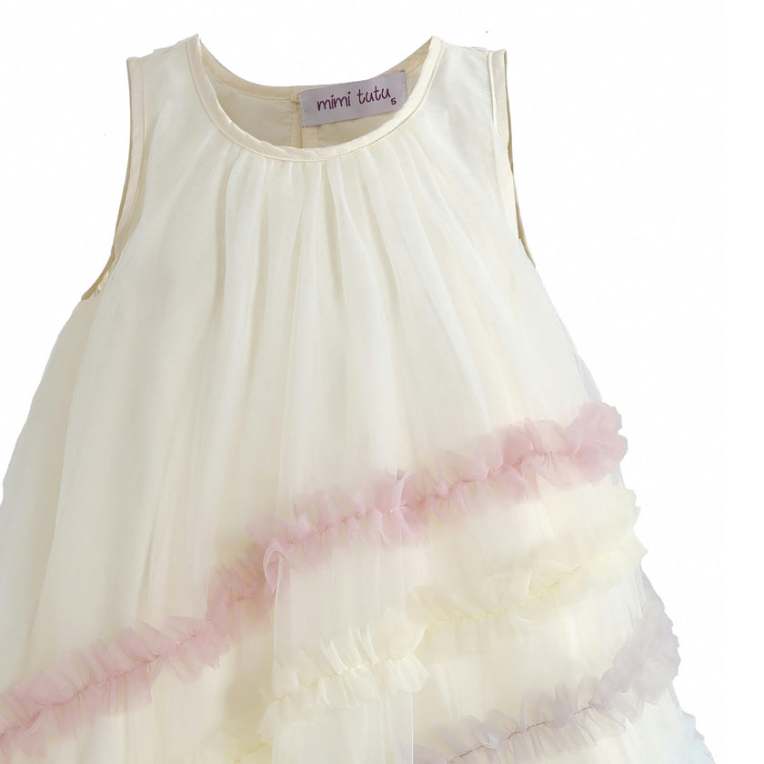 Mint Cressida Pastel Ruffle Dress