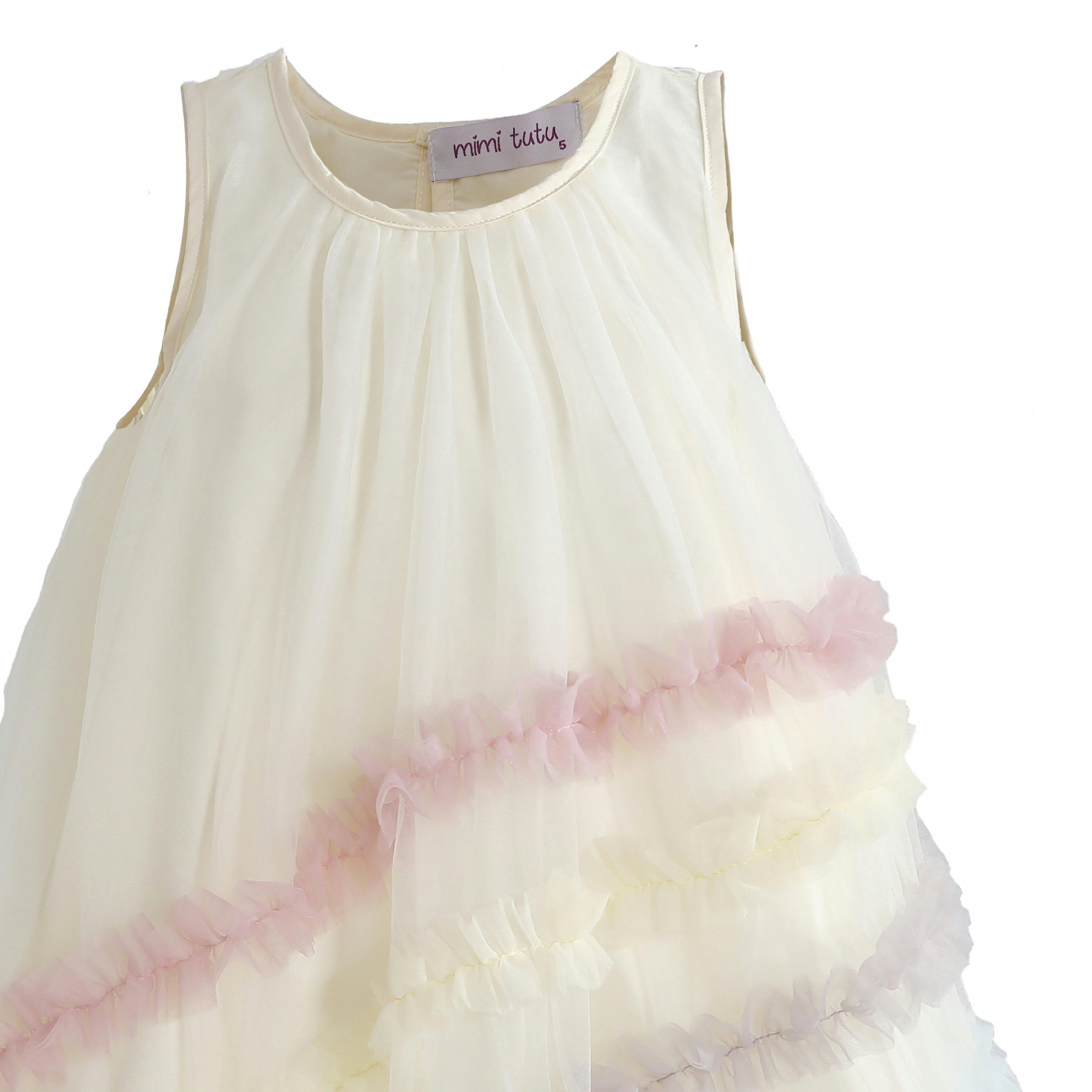 Mint Cressida Pastel Ruffle Dress
