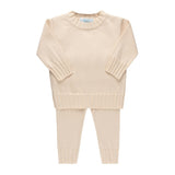 Remi Ribbed Knit Set Vintage Blue