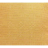 Artisan Hand Loomed Cotton Square Pillow - Yellow Diamond - 24" Arcadia Home