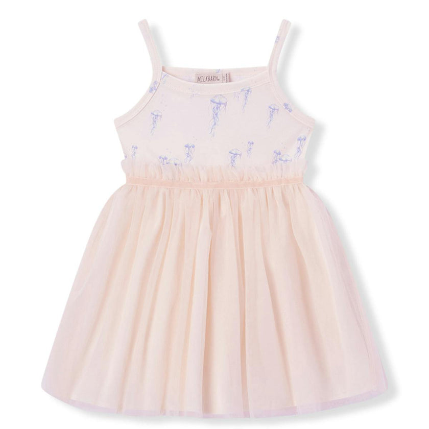 Sunset Jellyfish Cotton Stretch Ballet Dress