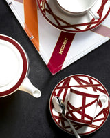 NASTRI BORDEAUX Set 2 Pcs. Bread Or Butter Plate - Ø 15,5 Cm