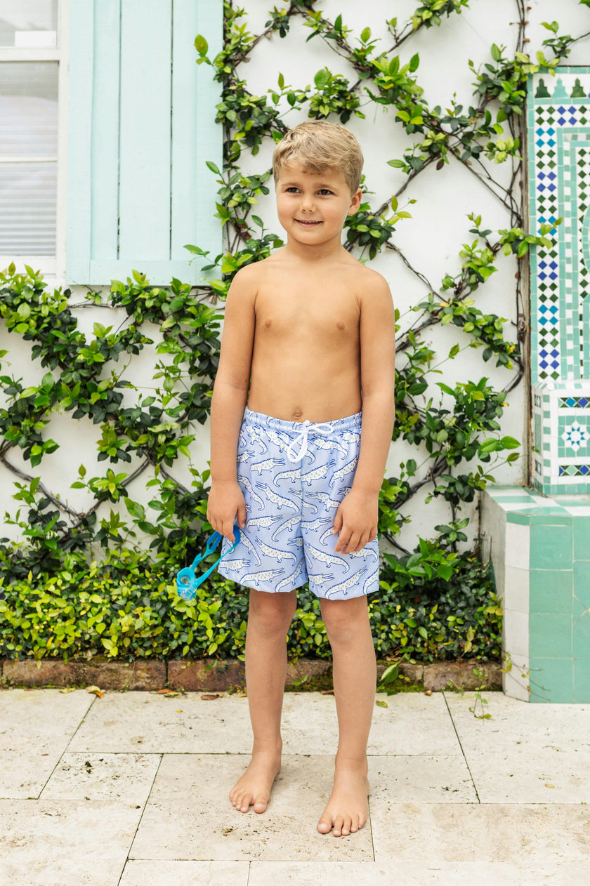 Swim Trunks - Blue Alligator Alley