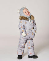 One-Piece Baby Snug Snowsuit Designed for Car Seat