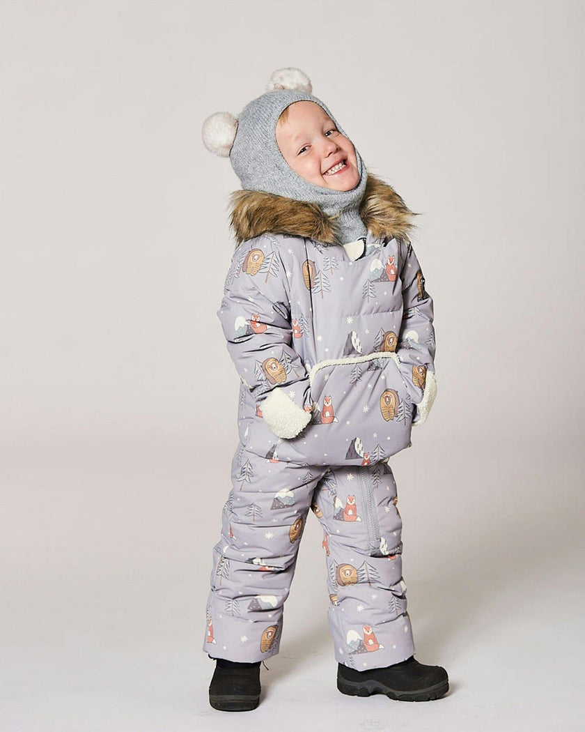 One-Piece Baby Snug Snowsuit Designed for Car Seat