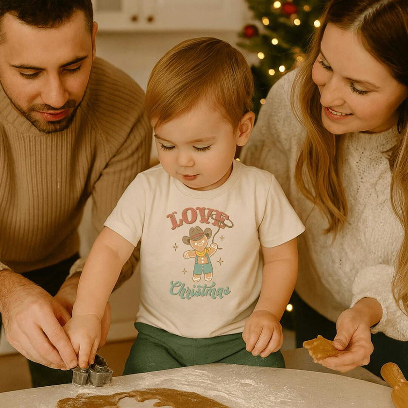 graphic tee | christmas lasso