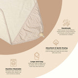 Cove Dot Hooded Baby Bath Towel