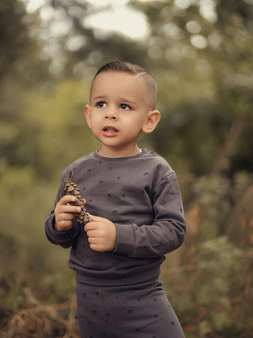 Acorn Crew Neck Long Sleeve Sweater