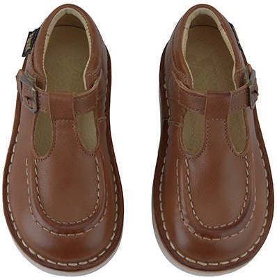 Parker T-Bar Shoe Tan Burnished, Tan