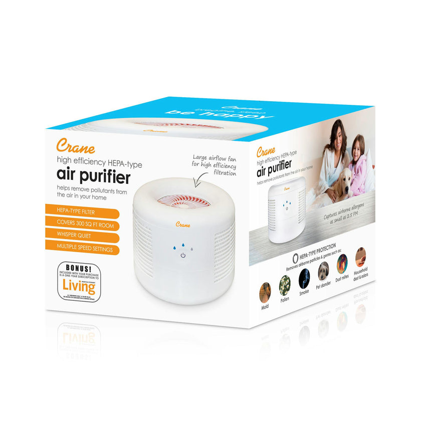 Air Purifier with HEPA, For Small Rooms