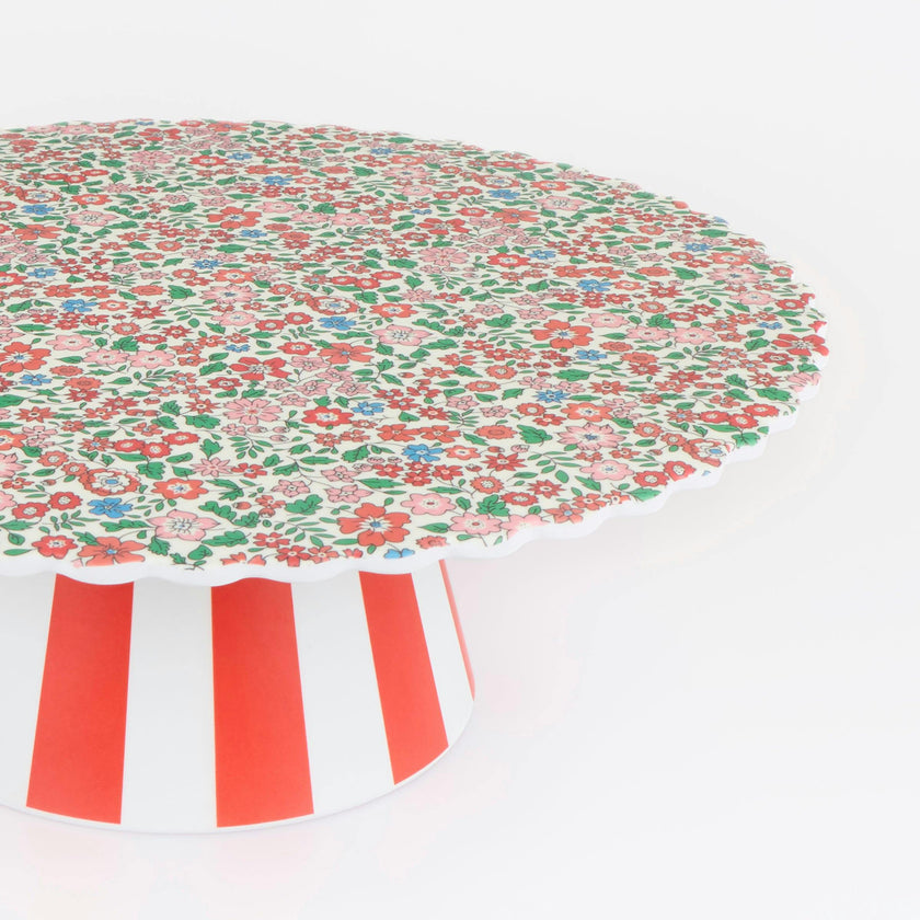 Meri Meri x Liberty Red Sweet Meadow Cake Stand