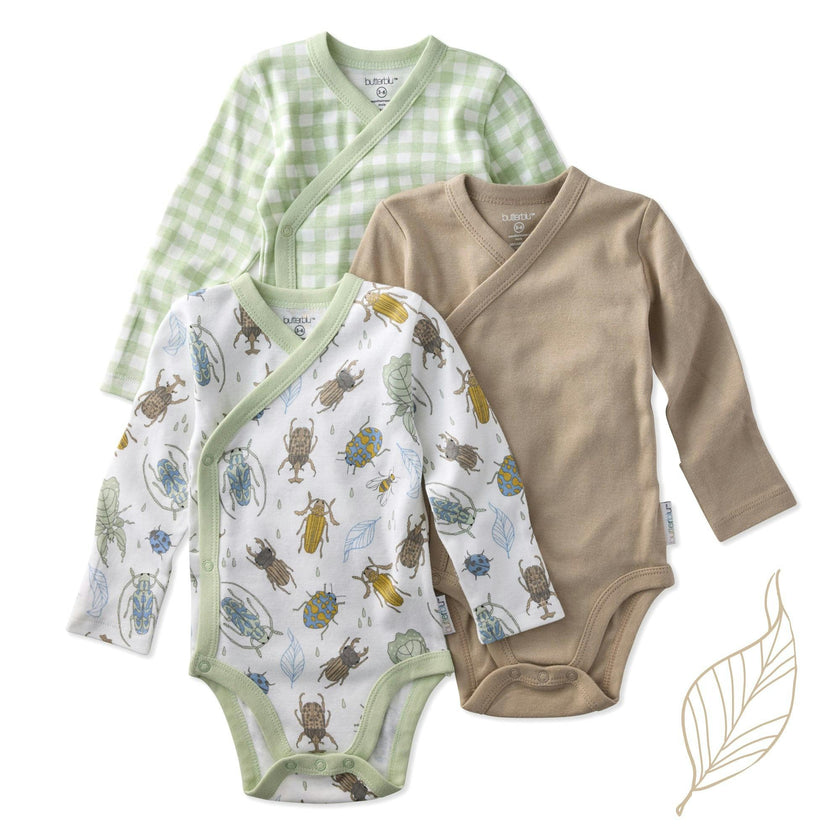 STERLING 3-Pack Side Snap Bodysuit