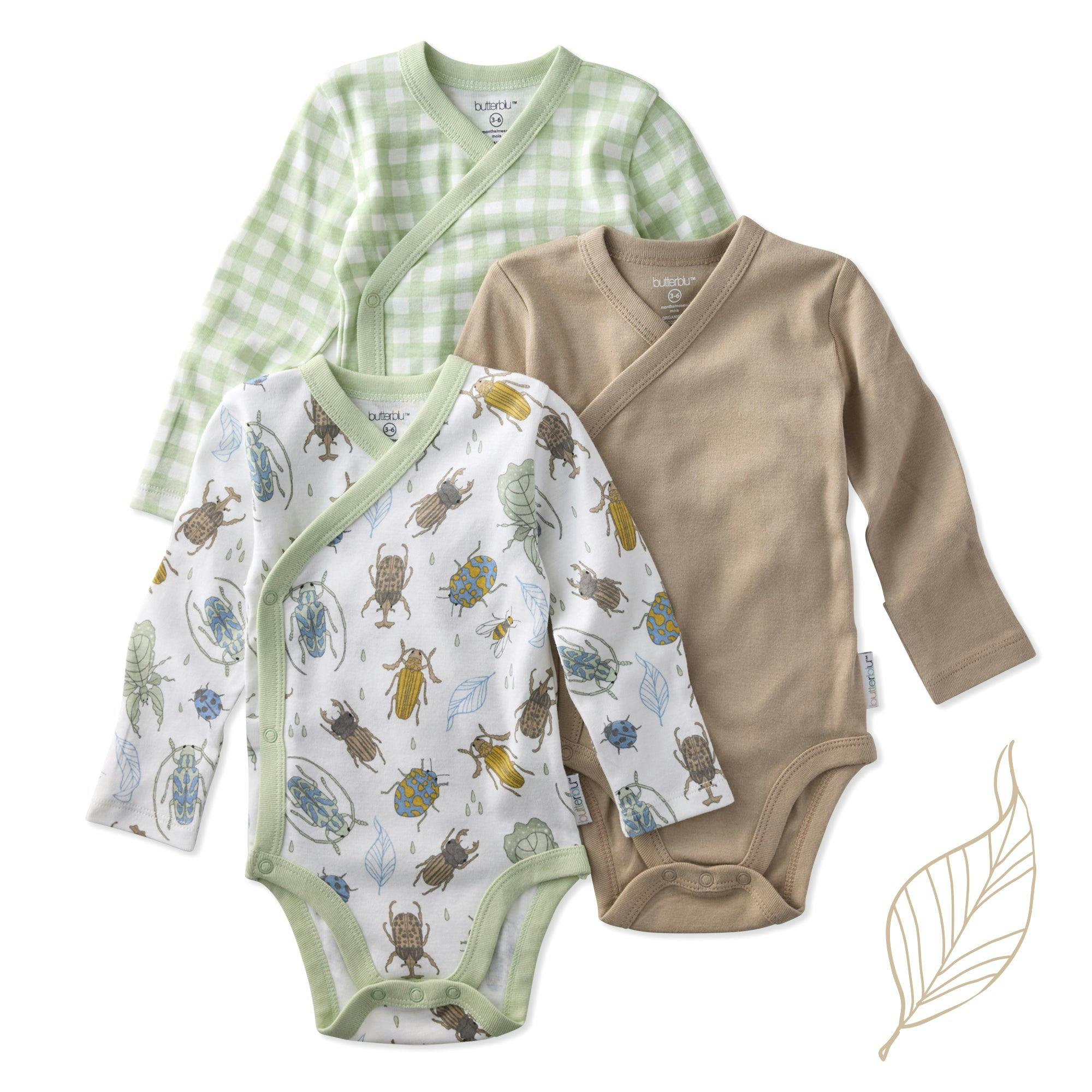 STERLING 3-Pack Side Snap Bodysuit