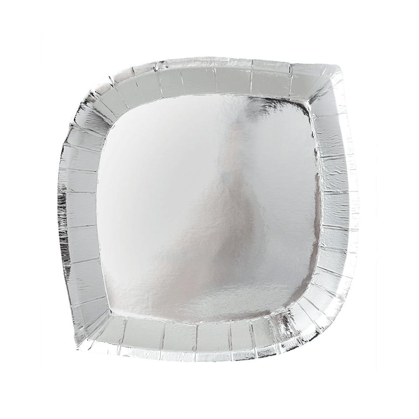 Posh Silver Fox Plates - 2 Size Options