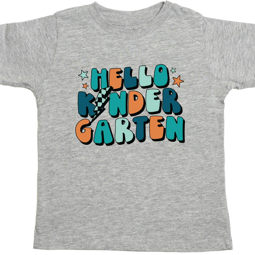 Hello Kindergarten Short Sleeve T-Shirt