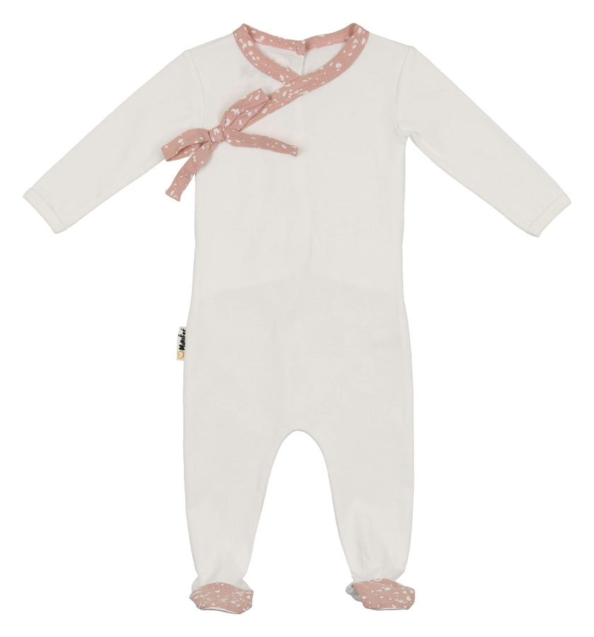 Speckled Wrap Footie