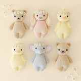 Baby honey bear (ivory floral)