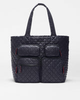 Black Medium Metro Travel Tote