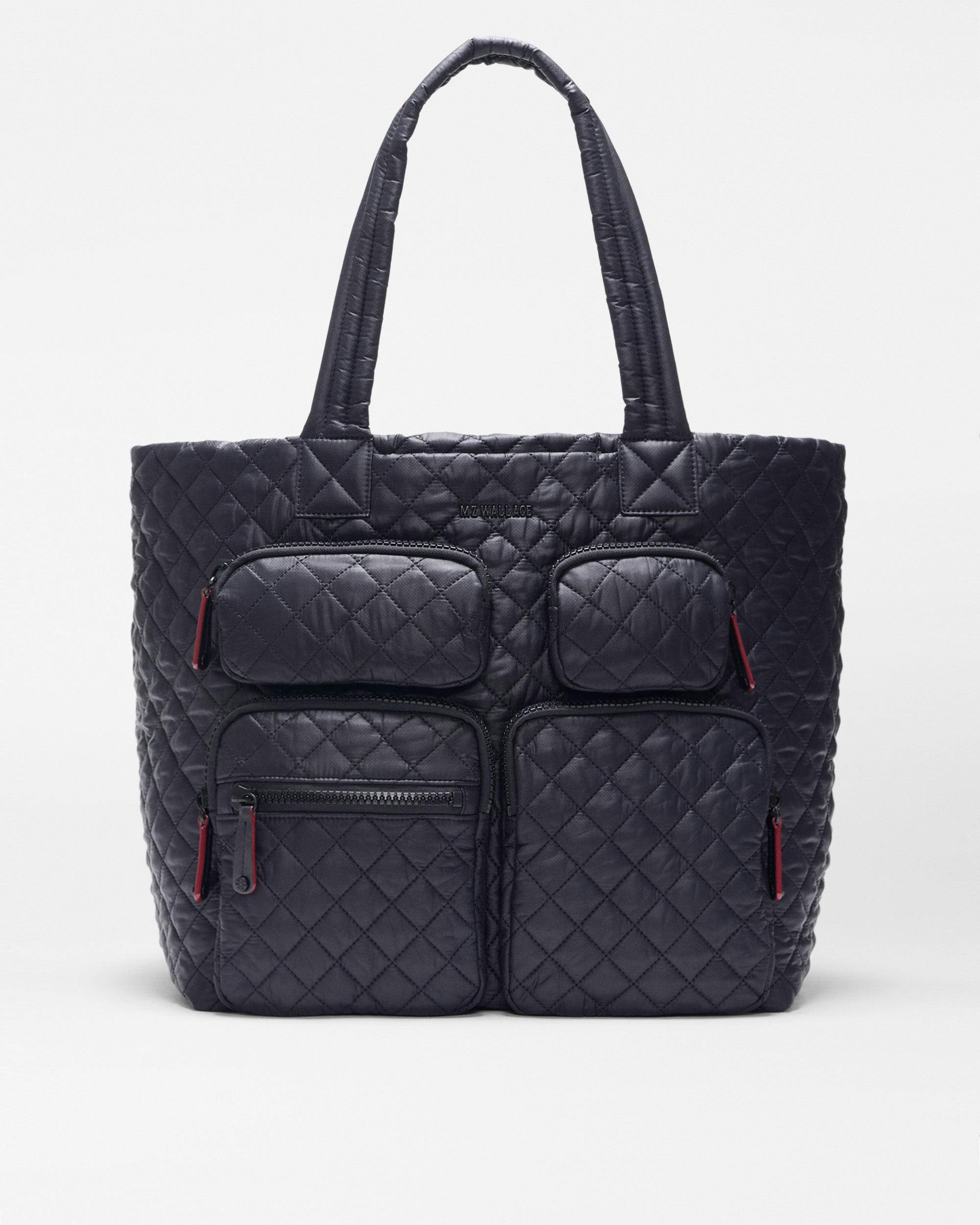 Black Medium Metro Travel Tote