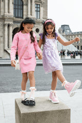 Lavender Daisy Sequin Dress