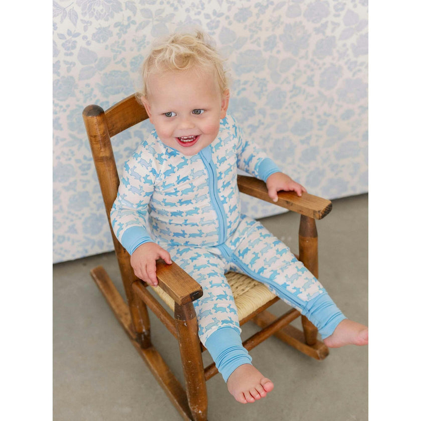 Little Hopper Bamboo Zipper Romper