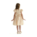 Champagne Barrymore Teacup Button Dress
