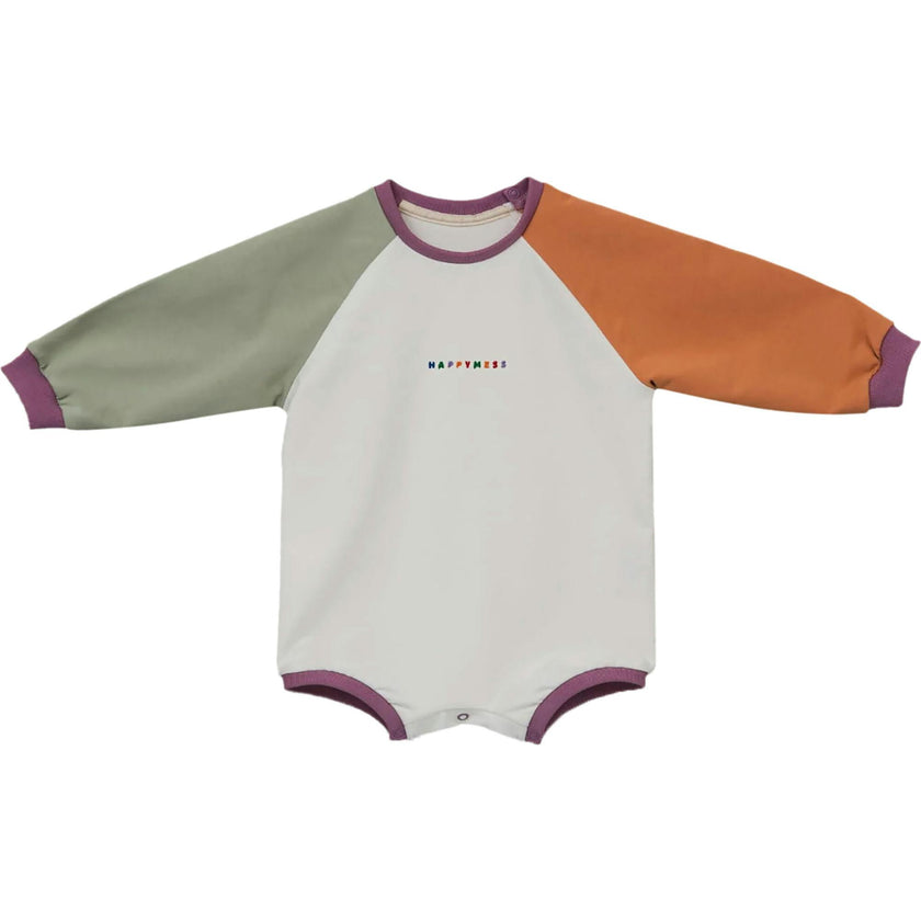 children's cotton playsuit - multicoloured