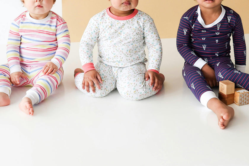 Rainbow Stripe 2-piece Pajama