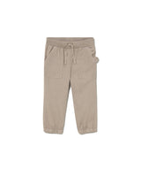 Beige Joggers Baby With Pockets