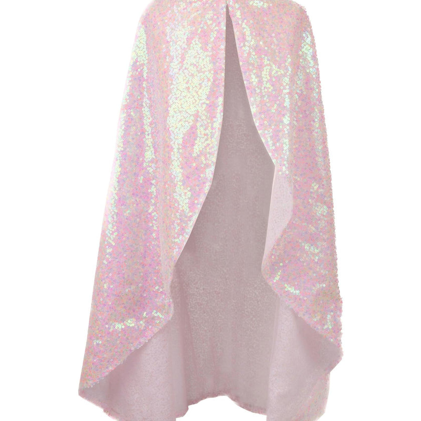 Pink Sequins Twirl Cape