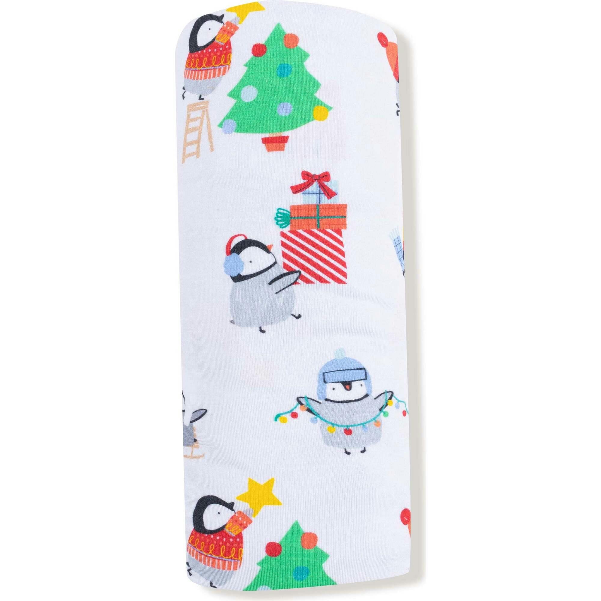 Holiday Penguins - Swaddle Blanket