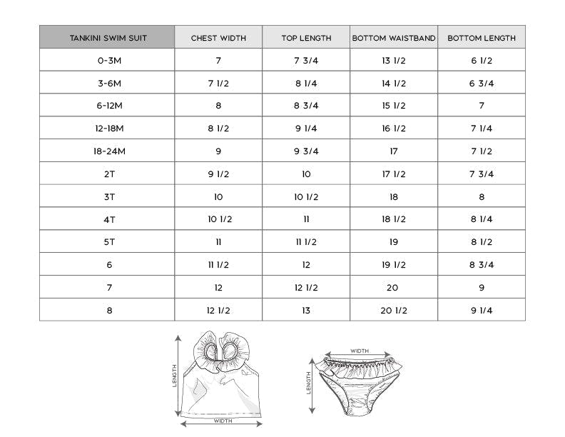 Girl's Two-Piece Tankini Swimsuit Burlwood