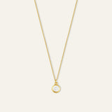 Dainty Bezel Necklace