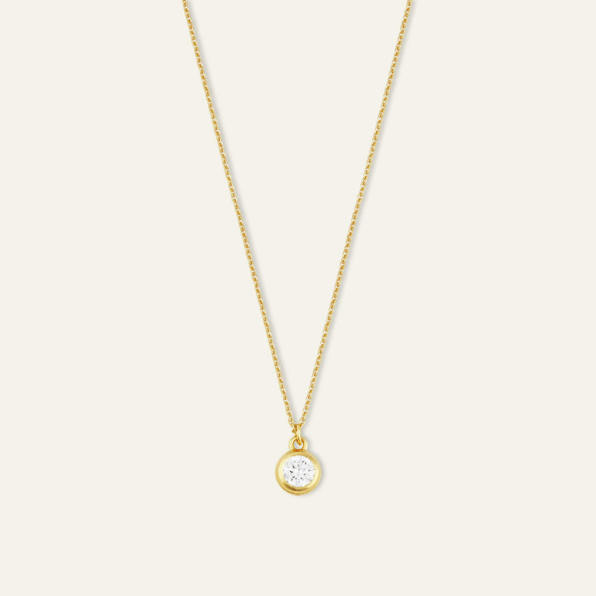 Dainty Bezel Necklace