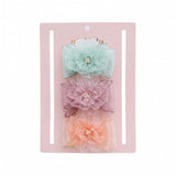 Multicolor Flower Hair Clip Set