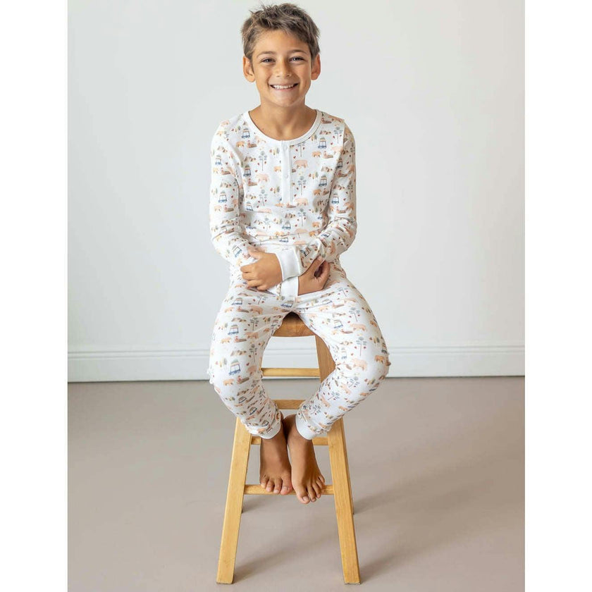 Forest Adventure Pima Long Pajama Set