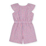 Plaid Seersucker Romper