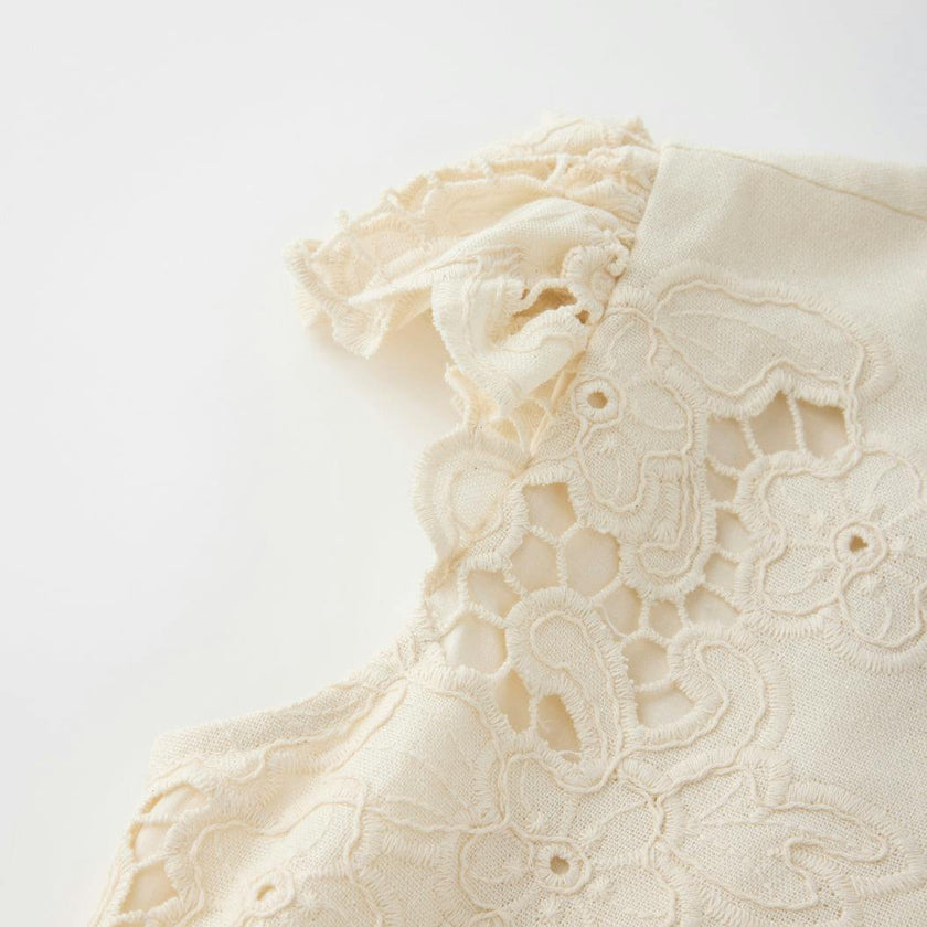Kaitlyn Embroidered Mini Dress